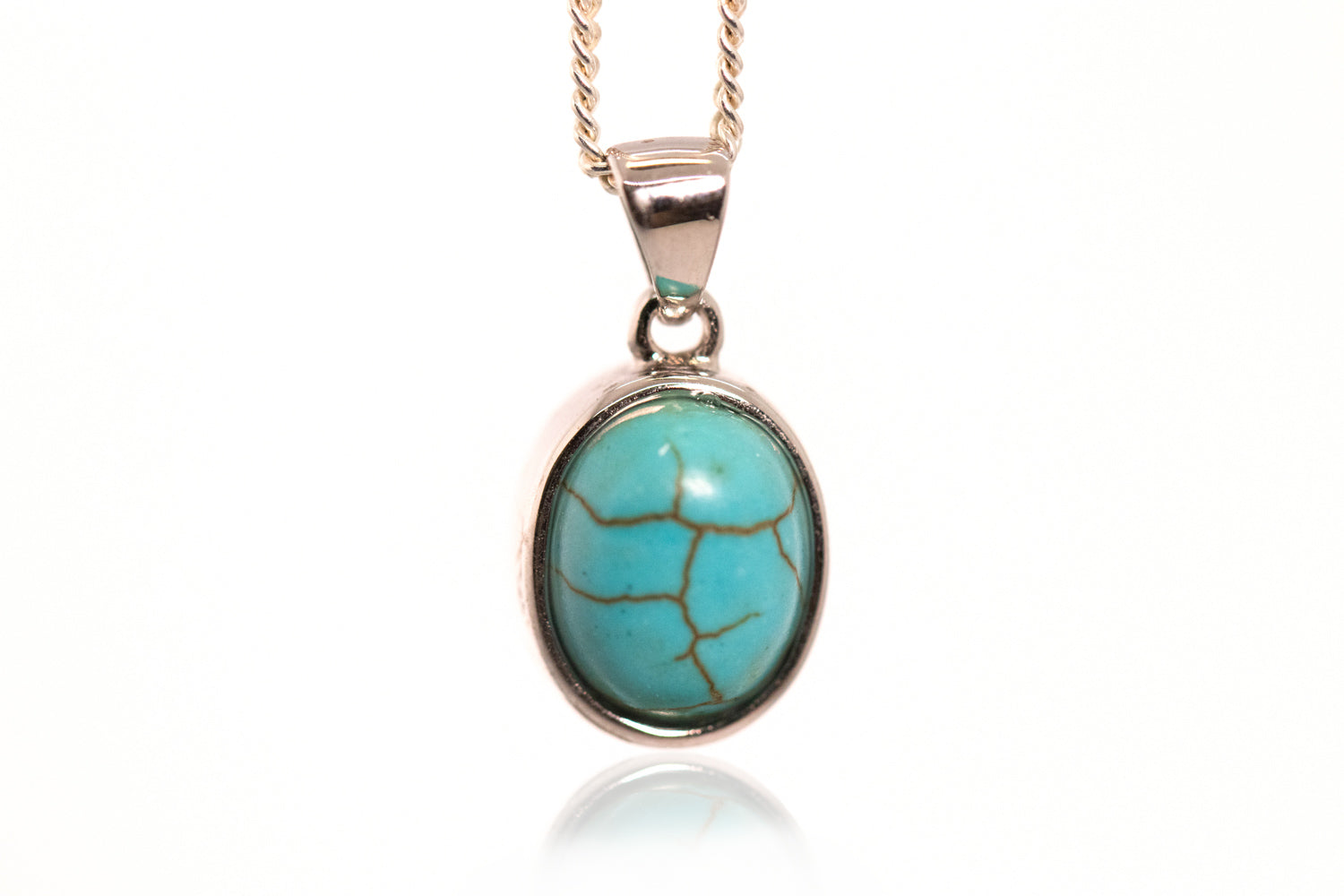 Turquoise Jewelry Urn Necklace For Ashes 925 Sterling Silver