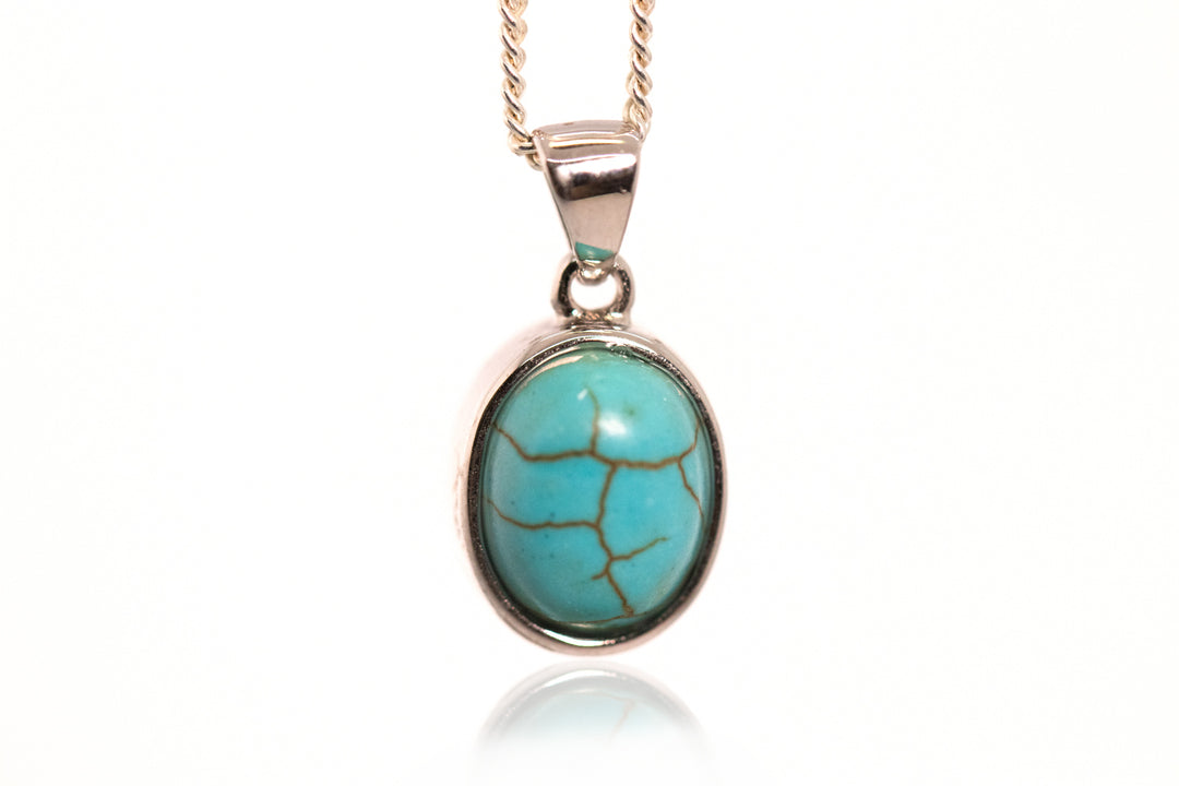 Turquoise Necklace for Ashes, Necklace for Ash, Jewelry for Ash, Natural Stone Jewelry, Cremation Jewelry, Turquoise jewelry, Remembrance jewelry, Keepsake jewelry, Turquoise necklace