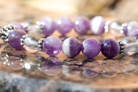 Memorial Friendship Bracelet - Amethyst