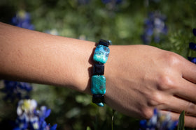 blue turquoise black onyx