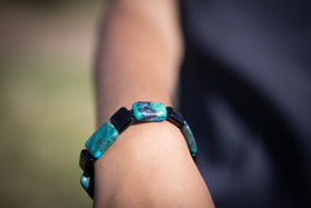 blue turquoise black onyx