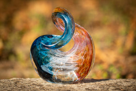 twisted circle of life sculpture