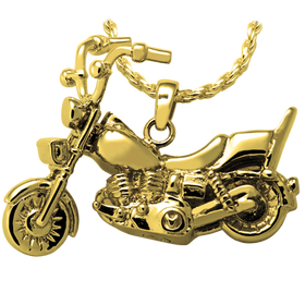 Motorcycle Keepsake Pendant Urn for Cremation Ash