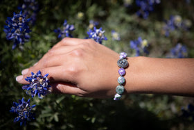 dolomite fuscite bracelet