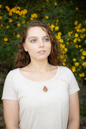double dragonfly pendant