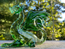 dragon with cremation ash