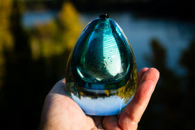glass keepsake urns