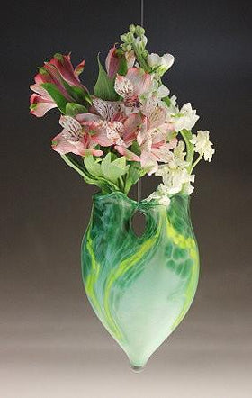 Hanging Vase with Cremains