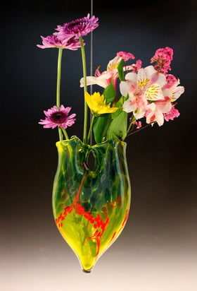 Hanging Vase with Cremains