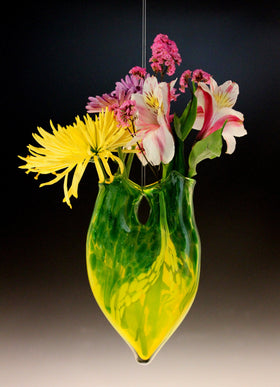 Hanging Vase with Cremains