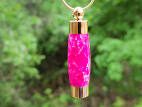 hot pink pendant for ashes