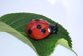 Ladybug Figurine with Cremains