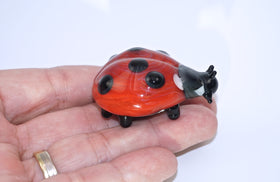 Ladybug Figurine with Cremains