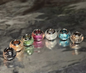 Single Metallic Color Beads with Cremains