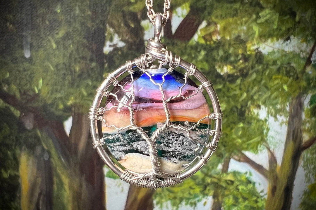 ocean pendant 3 with ash