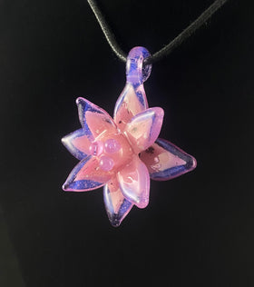 pointed blush succulent pendant for ash