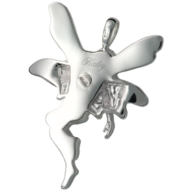 Silver Fairy Cremation Jewelry Pendant for Cremains