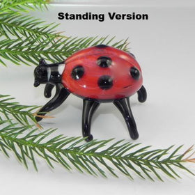 Ladybug Figurine with Cremains