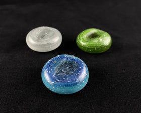 worry stones with cremation ash