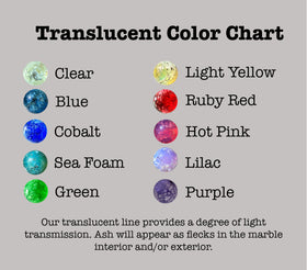 translucent color chart