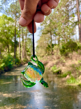 cremation ash turtle hanging