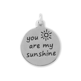 You are my sunshine keepsake charm